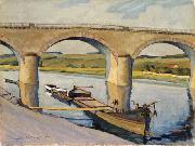 The Bridge at Remich unknow artist